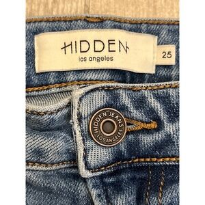 HIDDEN los angeles Women's Jeans Size 25 Straight Leg Medium Wash Denim